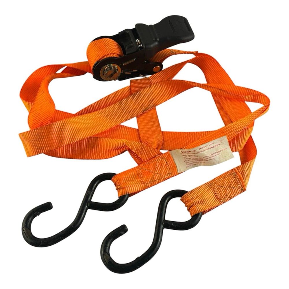 HDX Ratcheting Tie Down Strapping 12ft 440 lb Work Load Heavy Duty Cargo Strap